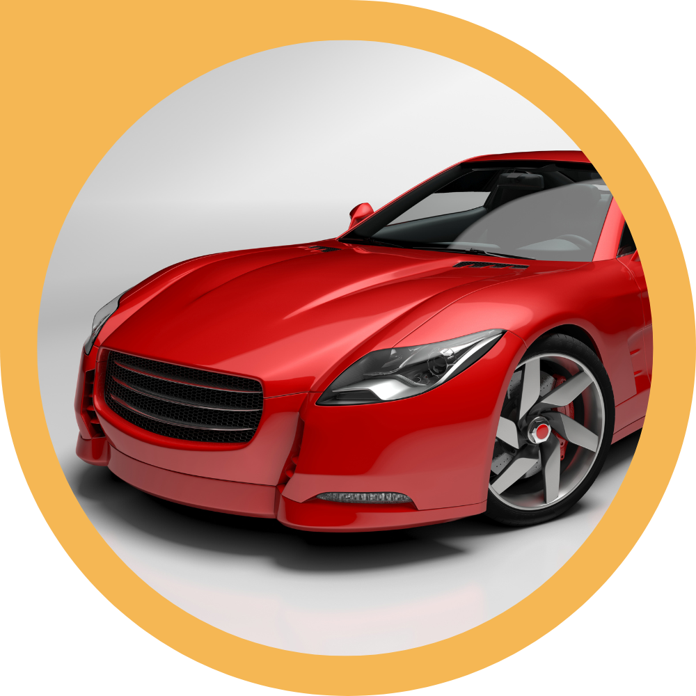 Premium luxury car rental visual